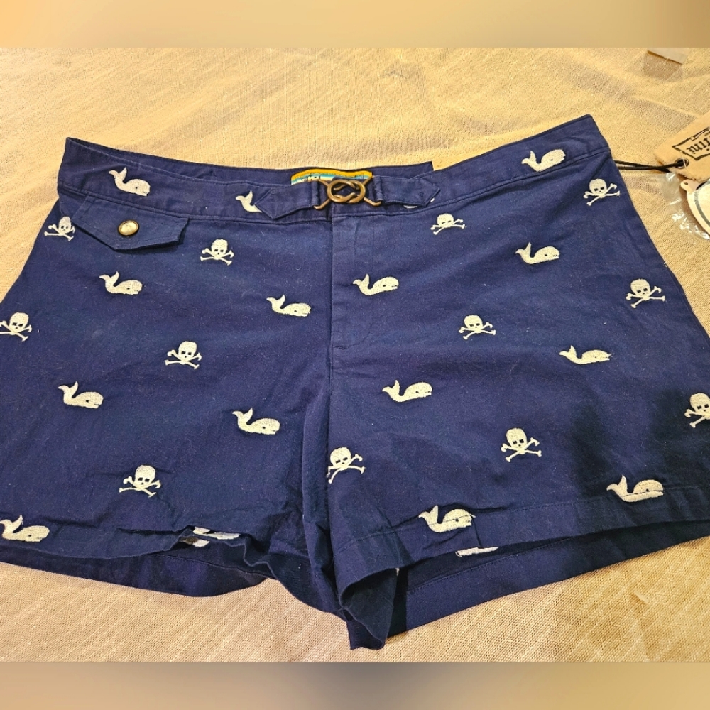 Size 13 navy blue adorable nautical shorts by Libertine